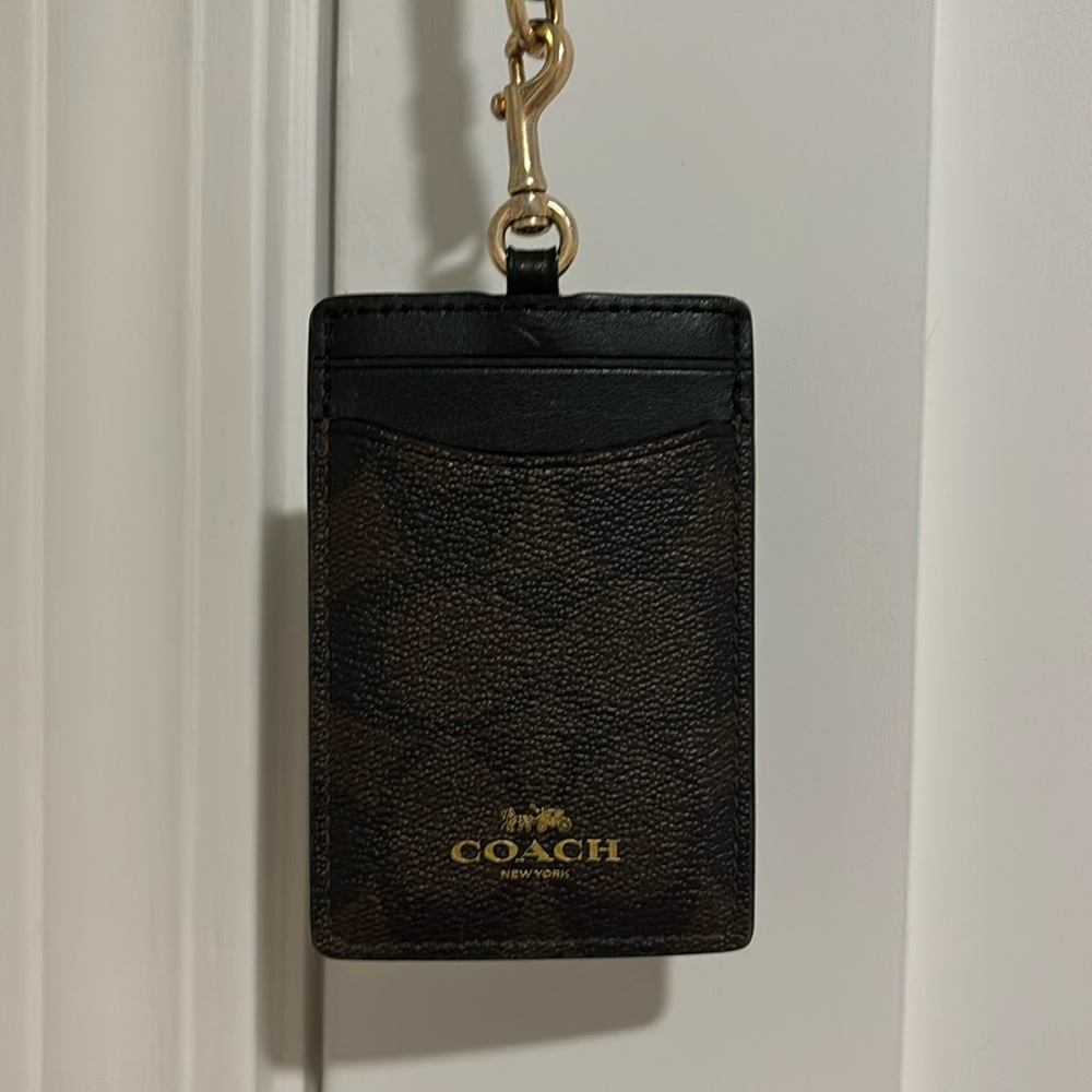 Lightly used Coach Lanyard